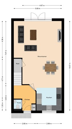 Plattegrond - Oetbrink 34, 7688 RP Daarle - Begane grond.jpg